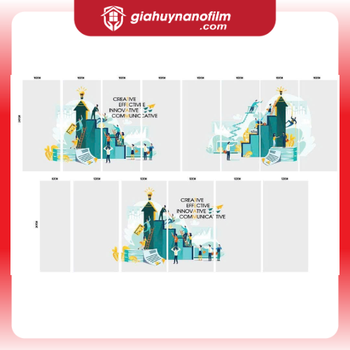 Decal mờ in hoạ tiết theo yêu cầu ( Mẫu_02)