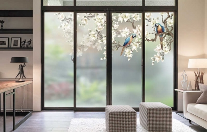 100+  mẫu tranh dán cửa kính đẹp xuất sắc cho không gian nhà bạn