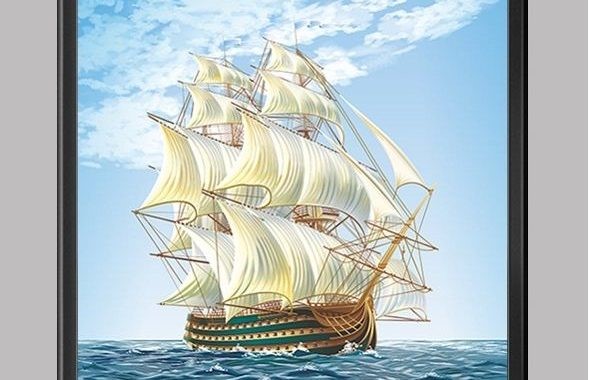  Mẫu tranh phong cảnh thuận buồm xuôi gió với gam màu trắng xanh