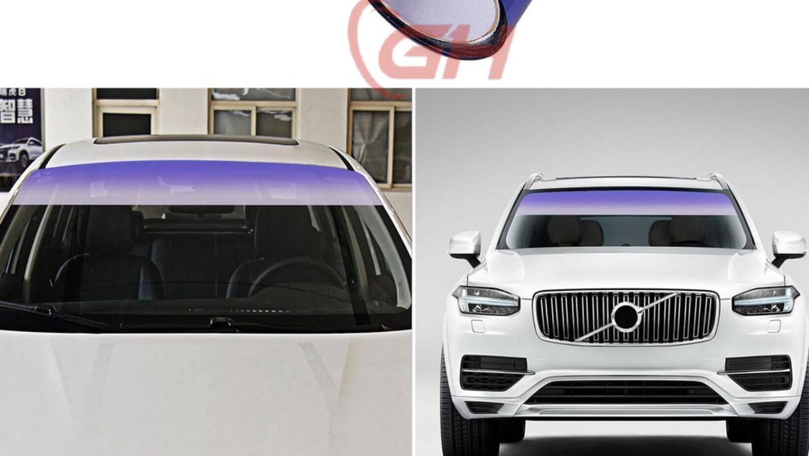 Xe ô tô dán giấy dán kính chống UV từ ánh nắng